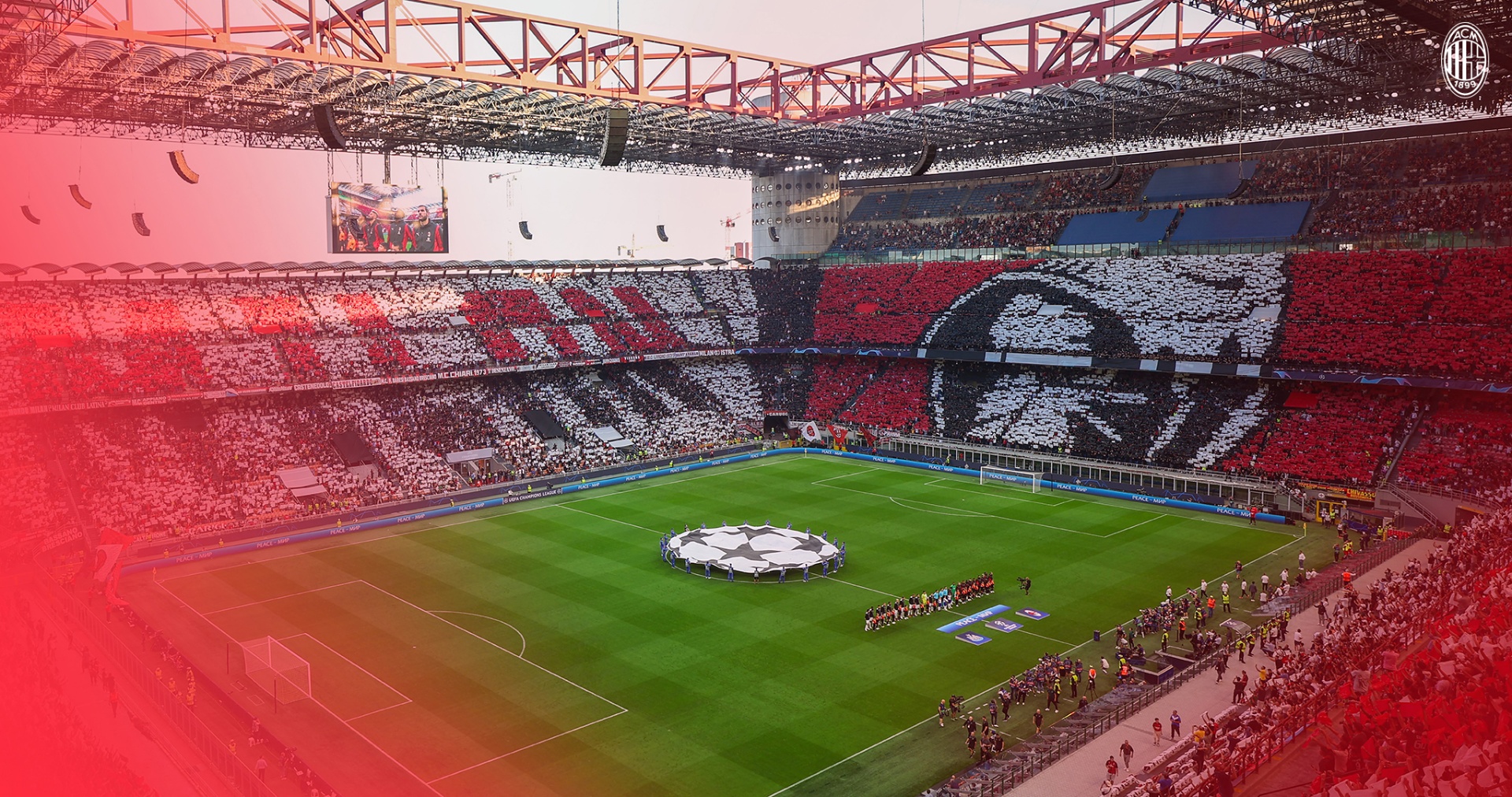 San Siro stadium tifo display